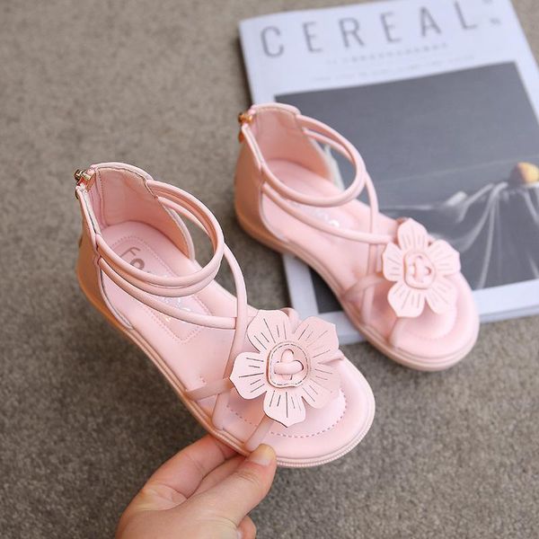 sandals girls roman 2021 summer fashion flower princess beach shoes soft bottom children kids zip gladiator students, Black;red
sandals girls roman 2021 summer fashion flower princess beach shoes soft bottom children kids zip gladiator students, Black;red