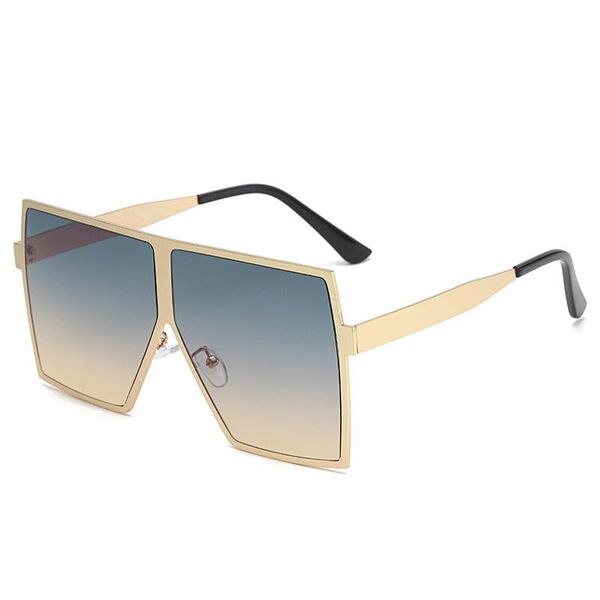 sunglasses classic metal frame oversized square women sun glasses female gradient vintage big shades uv400 oculos gafas de sol, White;black
sunglasses classic metal frame oversized square women sun glasses female gradient vintage big shades uv400 oculos gafas de sol, White;black