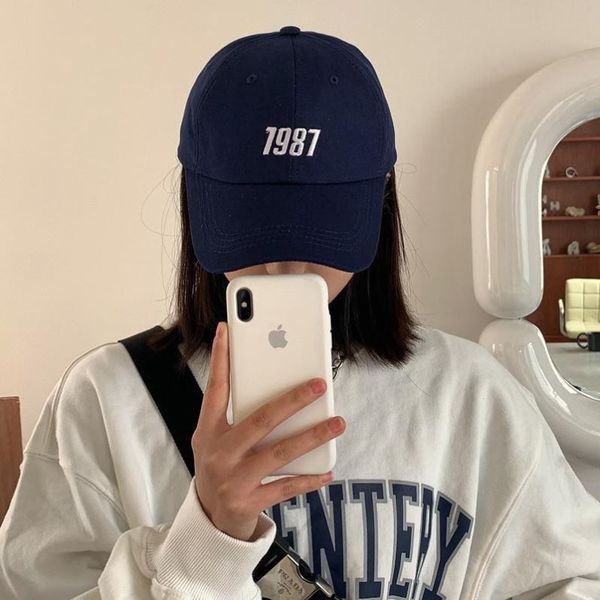 brand caps ins hat women autumn winter korean fashion soft baseball cap 1987 embroidered men's leisure curved brim hat, Blue;gray
brand caps ins hat women autumn winter korean fashion soft baseball cap 1987 embroidered men's leisure curved brim hat, Blue;gray