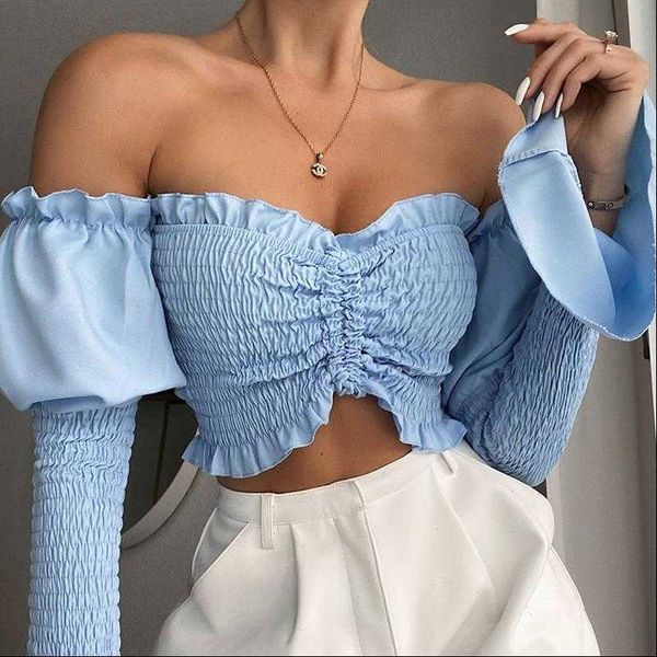 deat summer arrival casual women shirt patchwork solid long sleeve lace up shoulder navel blouse se243, White
deat summer arrival casual women shirt patchwork solid long sleeve lace up shoulder navel blouse se243, White