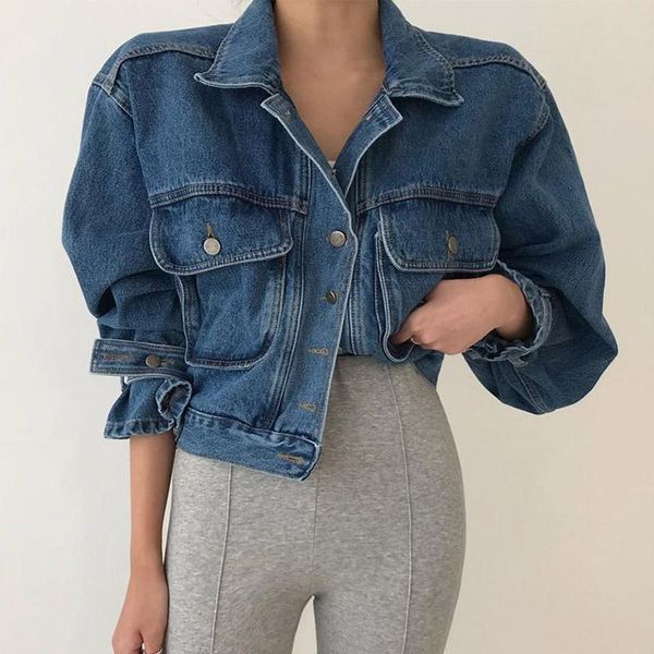 women's jackets korean style multi-pocket bubble sleeves short denim coats wholesale slim fit w041, Black;brown
women's jackets korean style multi-pocket bubble sleeves short denim coats wholesale slim fit w041, Black;brown