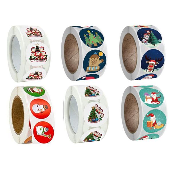 gift wrap 500pcs christmas stickers labels tags roll handmade with santa snowman reindeer for sealing scrapbooking material
gift wrap 500pcs christmas stickers labels tags roll handmade with santa snowman reindeer for sealing scrapbooking material