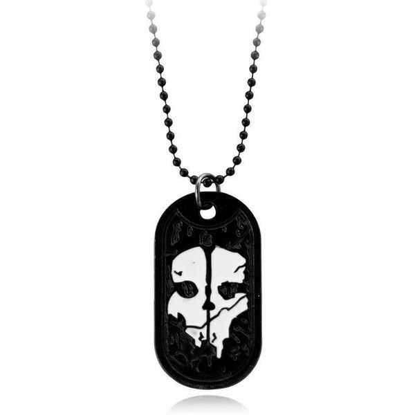 pendant necklaces game call military ghosts necklace dog tag charm duty metal keychain jewelry accessries, Silver
pendant necklaces game call military ghosts necklace dog tag charm duty metal keychain jewelry accessries, Silver