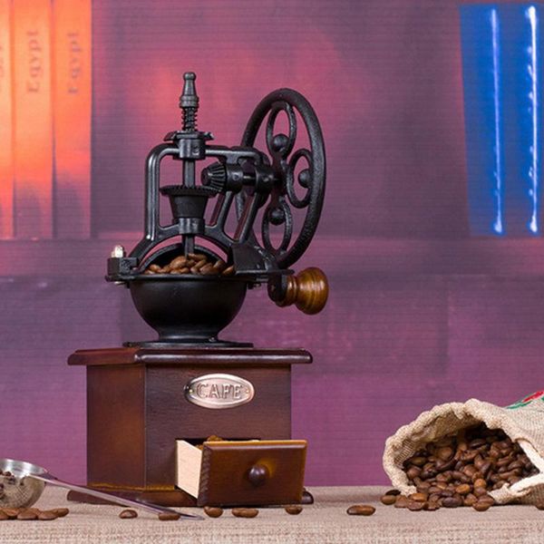 manual coffee grinders bean grinder wooden hand stainless steel retro spice mini burr mill kitchen tool
manual coffee grinders bean grinder wooden hand stainless steel retro spice mini burr mill kitchen tool