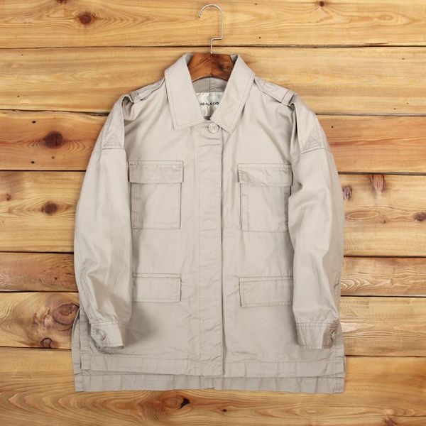 women's jackets 2021 autumn women jacket pure cotton female coat multi-pocket work shirt tweed jaket gothic zanzeaing, Black;brown
women's jackets 2021 autumn women jacket pure cotton female coat multi-pocket work shirt tweed jaket gothic zanzeaing, Black;brown