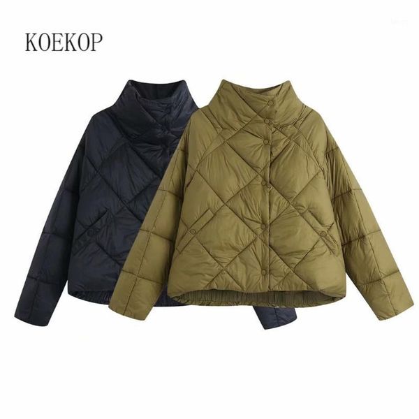women's down & parkas koekop women fashion quilted puffer jacket winter warm high neck long sleeves large size coat chic outfit woman, Black
women's down & parkas koekop women fashion quilted puffer jacket winter warm high neck long sleeves large size coat chic outfit woman, Black