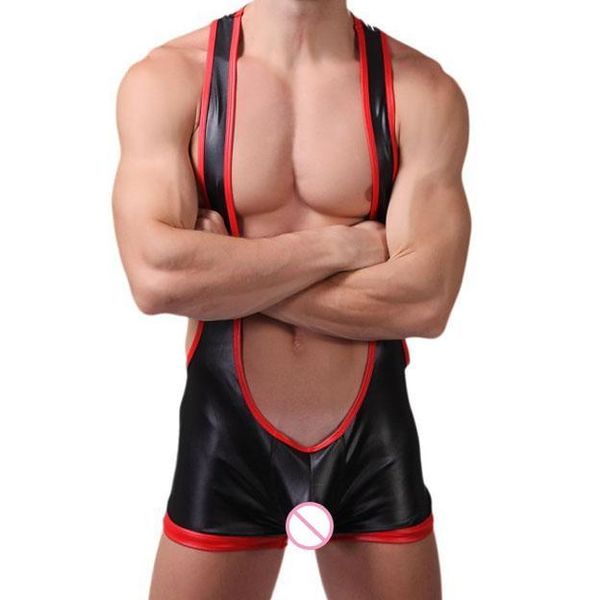 men's sleepwear mens bodysuit boxer faux leather open back bottom leotard stretchy suspender mankini body suit jumpsuits boxers underwe, Black;brown
men's sleepwear mens bodysuit boxer faux leather open back bottom leotard stretchy suspender mankini body suit jumpsuits boxers underwe, Black;brown