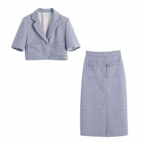 two piece dress 2021 summer pieces set women texture cropped blazers and midi skirt suit fashion casual chic lady outfits, White
two piece dress 2021 summer pieces set women texture cropped blazers and midi skirt suit fashion casual chic lady outfits, White