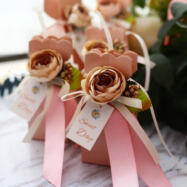 gift wrap 30pcs/lot wedding candy box romantic flower paperboard paper bag colorful silk decor gifts for guests
gift wrap 30pcs/lot wedding candy box romantic flower paperboard paper bag colorful silk decor gifts for guests