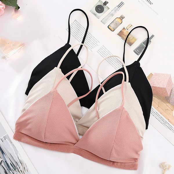 bustiers & corsets french v-neck bra triangle cup woven cotton comfortable underwear padded wireless female, Black;white
bustiers & corsets french v-neck bra triangle cup woven cotton comfortable underwear padded wireless female, Black;white
