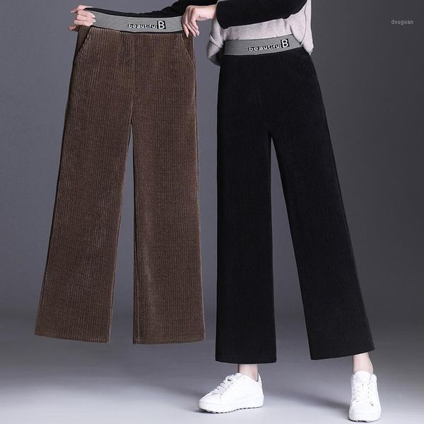 womens loose pants plus size wide leg fall 2021 women trousers leggings flare women's & capris, Black;white 
womens loose pants plus size wide leg fall 2021 women trousers leggings flare women's & capris, Black;white