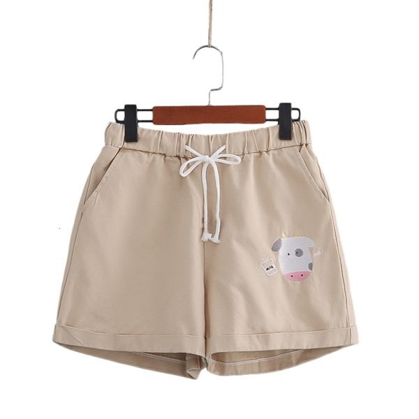 kawaii fashion milk cow embroidery summer women cute cartoon graphic teen girls casual high waist white drawstring shorts, White;black
kawaii fashion milk cow embroidery summer women cute cartoon graphic teen girls casual high waist white drawstring shorts, White;black