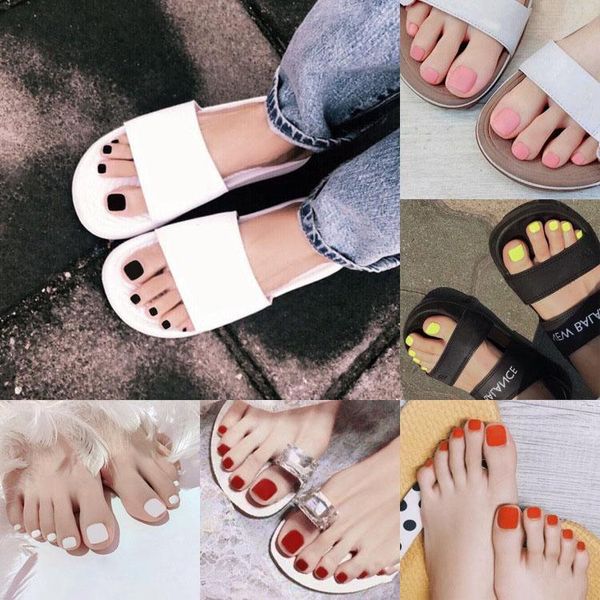 false nails 24pcs multicolor matte pure color fashion wearable foot fake nail suitbale summer holiday daiy wear detachable press on toenails, Red;gold
false nails 24pcs multicolor matte pure color fashion wearable foot fake nail suitbale summer holiday daiy wear detachable press on toenails, Red;gold