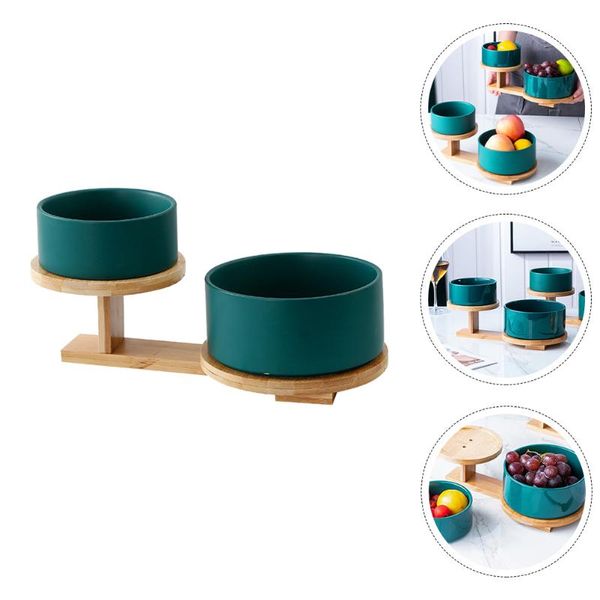 dishes & plates 1 set double-layer cake stands american style wooden display holder dessert trays (dark green)
dishes & plates 1 set double-layer cake stands american style wooden display holder dessert trays (dark green)