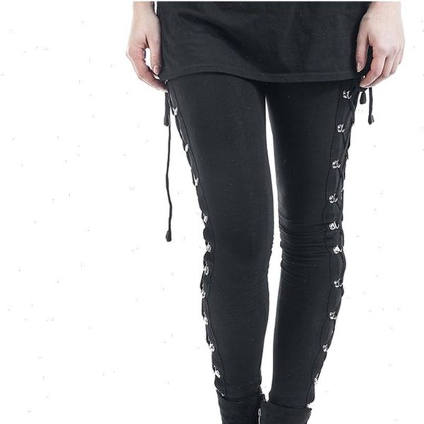 fashion women pants gothic lady side lace up black skinny pans casual cargo joggers streetwear trousers female sweatpants, Black;white
fashion women pants gothic lady side lace up black skinny pans casual cargo joggers streetwear trousers female sweatpants, Black;white