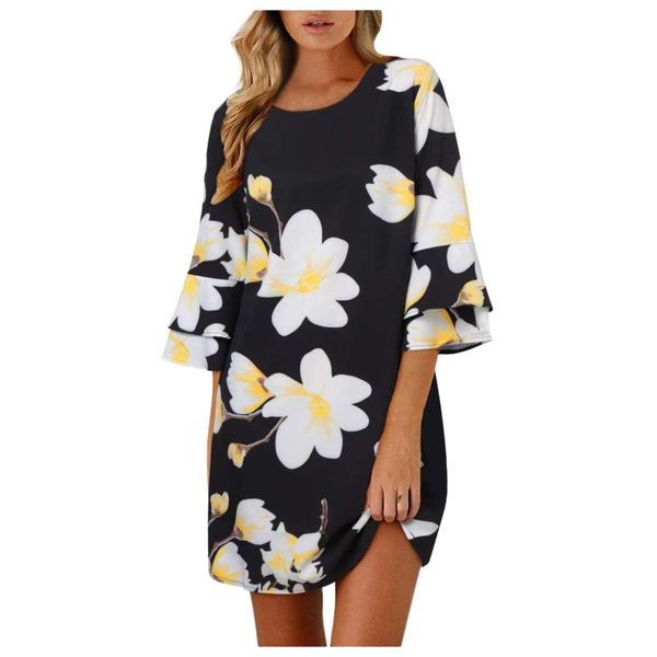 casual dresses summer dress for women 2021 o-neck fashion print short sleeve pleated ruffles mini female loose beach dresses#35, Black;gray
casual dresses summer dress for women 2021 o-neck fashion print short sleeve pleated ruffles mini female loose beach dresses#35, Black;gray