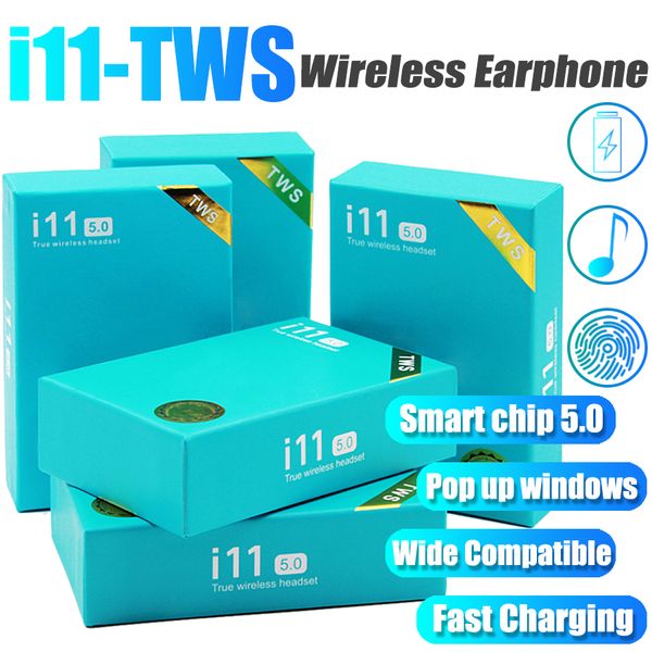 tws wireless headsets bluetooth 5.0 mini in-ear earphones i11 earbuds with charging box microphone for cell phones
tws wireless headsets bluetooth 5.0 mini in-ear earphones i11 earbuds with charging box microphone for cell phones
