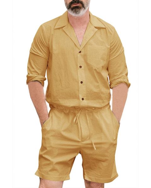 men's tracksuits short one piece sleeve street casual cargo set, Gray
men's tracksuits short one piece sleeve street casual cargo set, Gray