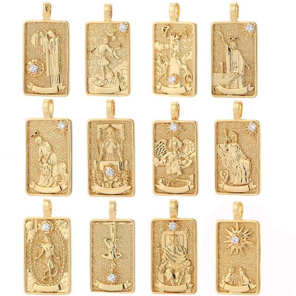 charms tarocchi tarock tarot diy pendant for jewelry making the minor / major arcana necklace bracelet cute designer copper cz, Bronze;silver
charms tarocchi tarock tarot diy pendant for jewelry making the minor / major arcana necklace bracelet cute designer copper cz, Bronze;silver