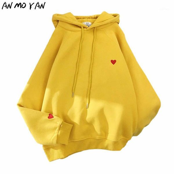 women's hoodies & sweatshirts winter fashion women love heart embroidered harajuku long sleeve loose casual pullover sweatshirt, Black 
women's hoodies & sweatshirts winter fashion women love heart embroidered harajuku long sleeve loose casual pullover sweatshirt, Black