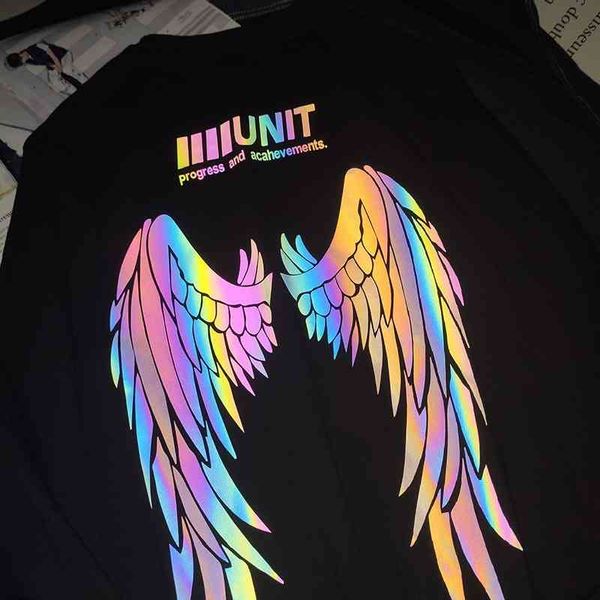 men's hoodies & sweatshirts fashion trend printing autumn reflective hoodie hip hop casual simple luminous sweater slim man6917 u0, Black
men's hoodies & sweatshirts fashion trend printing autumn reflective hoodie hip hop casual simple luminous sweater slim man6917 u0, Black
