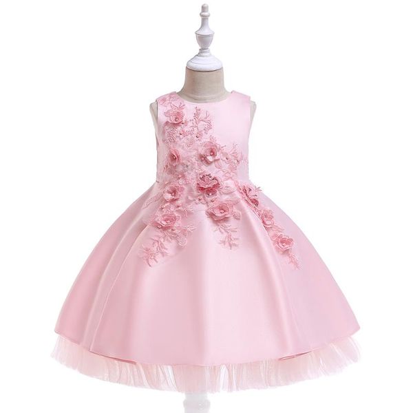 girl's dresses girls dress children embroidered pearl flower princess wedding carnival ball gown evening party for girl clothes, Red;yellow
girl's dresses girls dress children embroidered pearl flower princess wedding carnival ball gown evening party for girl clothes, Red;yellow