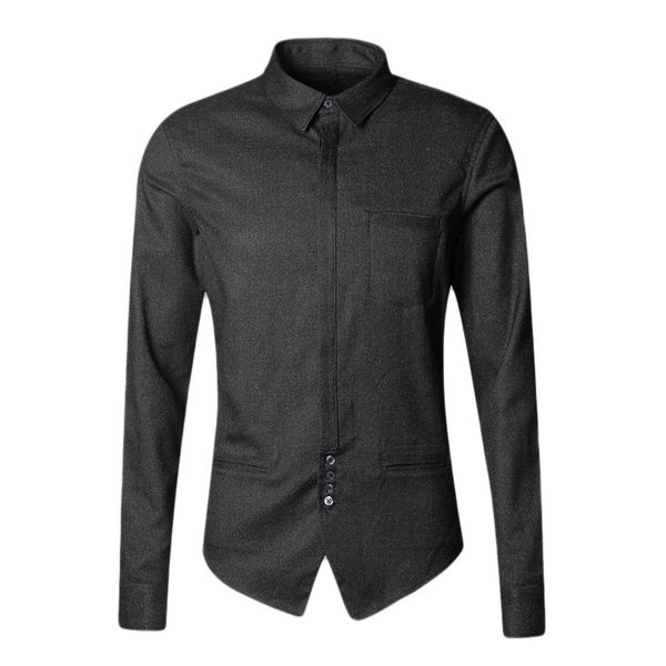 men's casual shirts cotton solid dress shirt regular-fit men long sleeve formal business with 3 pocket s906-31 bauo, White;black
men's casual shirts cotton solid dress shirt regular-fit men long sleeve formal business with 3 pocket s906-31 bauo, White;black