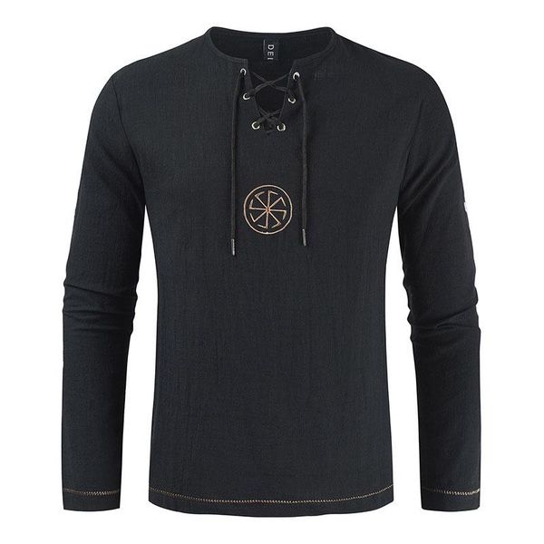 men's casual shirts medieval retro lace-up long sleeves renaissance gothic v-neck costume solid color aic88, White;black
men's casual shirts medieval retro lace-up long sleeves renaissance gothic v-neck costume solid color aic88, White;black