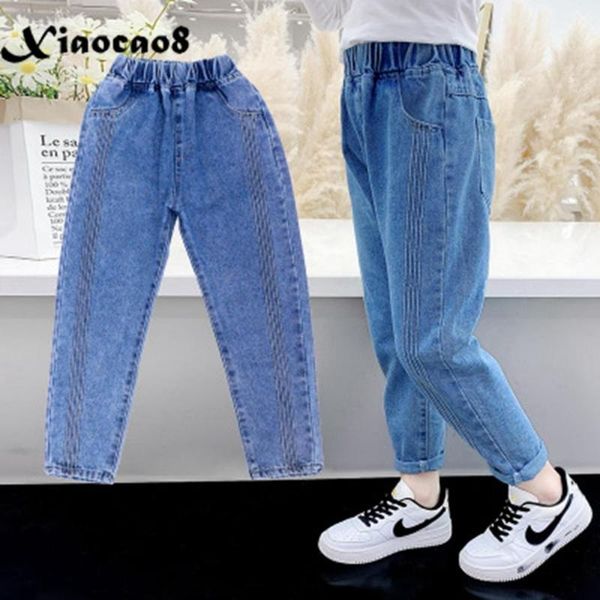 jeans 2021 autumn girls kids denim pants children elestic waist casual loose for big clothes 4 6 8 10 12 14years, Blue
jeans 2021 autumn girls kids denim pants children elestic waist casual loose for big clothes 4 6 8 10 12 14years, Blue