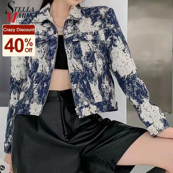 women's jackets 2021 woman winter blue floral printed zipper up jacket style outerwear ladies stylish casual streetwear coat jc032, Black;brown
women's jackets 2021 woman winter blue floral printed zipper up jacket style outerwear ladies stylish casual streetwear coat jc032, Black;brown