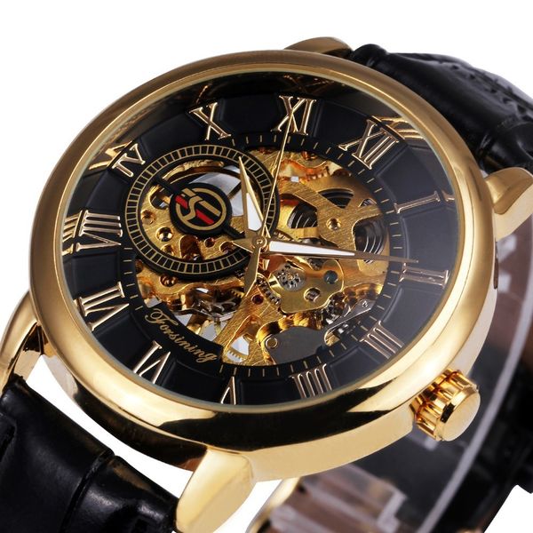 forsing men's fashion hollow out mechanical watch, Slivery;brown
forsing men's fashion hollow out mechanical watch, Slivery;brown