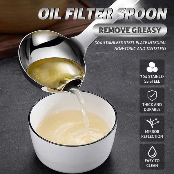 spoons soup separator spoon kitchen accessories long handle filter oil spill stainless steel cooking tools grease removal
spoons soup separator spoon kitchen accessories long handle filter oil spill stainless steel cooking tools grease removal