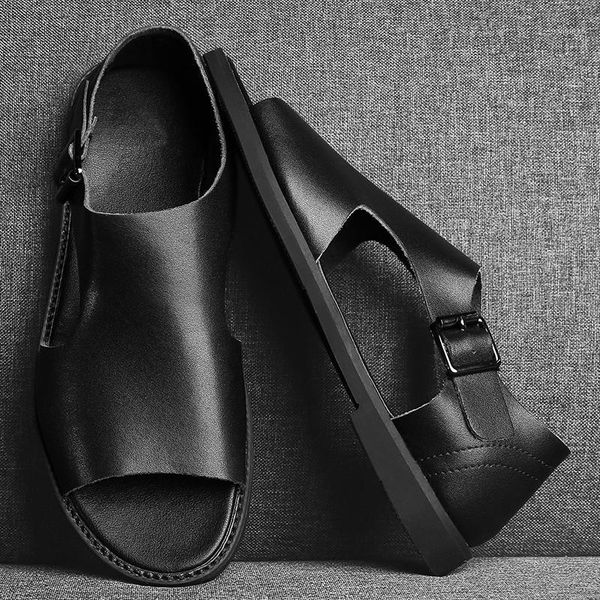 sandals leather comfortable casual fashion zapatos sapato mens shoes roller cuero solid roman men slip outdoor hombre black1, Black
sandals leather comfortable casual fashion zapatos sapato mens shoes roller cuero solid roman men slip outdoor hombre black1, Black