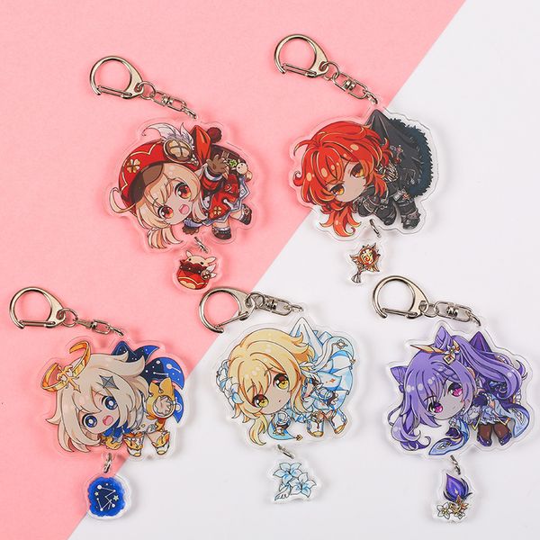 genshin impact klee diluc ragnvindr paimon cosplay key chains two-sided keychain acrylic pendant keyring, Silver
genshin impact klee diluc ragnvindr paimon cosplay key chains two-sided keychain acrylic pendant keyring, Silver