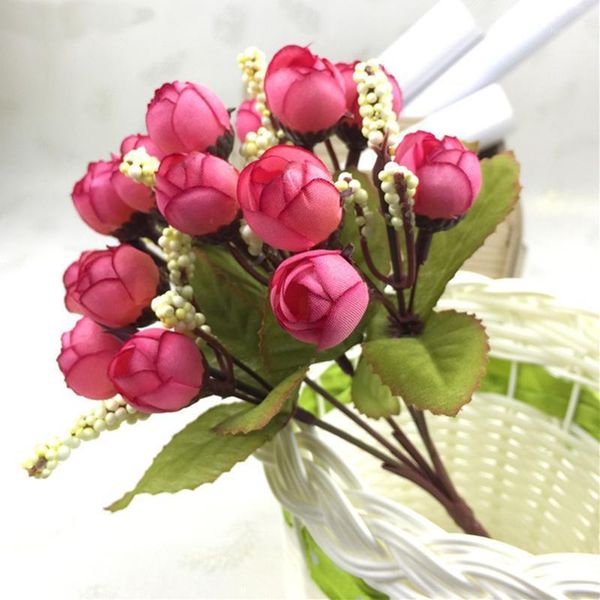 decorative flowers & wreaths 1 bouquet 5 forks 15 head artificiales simulation silk rose for diy valentine's day wedding party
decorative flowers & wreaths 1 bouquet 5 forks 15 head artificiales simulation silk rose for diy valentine's day wedding party