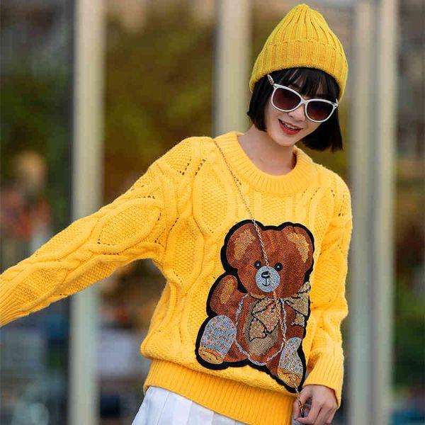 women's europe heavy industry strass, sweater patches, knitted or crocheted, White;black
women's europe heavy industry strass, sweater patches, knitted or crocheted, White;black