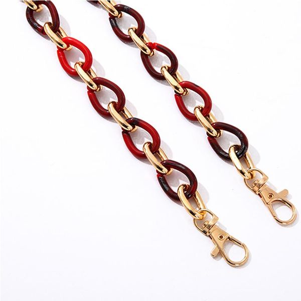 60cm bag handle acrylic resin chain shoulder detachable chains contrast color handbag belt women bags strap parts & accessories, Black
60cm bag handle acrylic resin chain shoulder detachable chains contrast color handbag belt women bags strap parts & accessories, Black