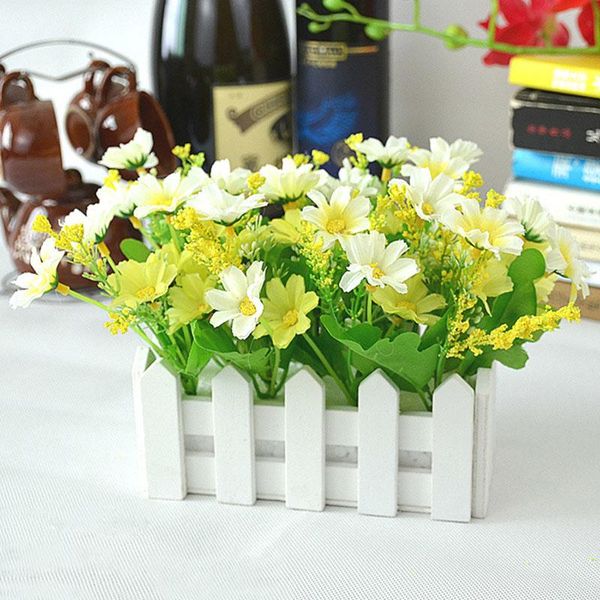 decorative flowers & wreaths wedding party festival decoration flower bonsai fake silk artificial with fence for home
decorative flowers & wreaths wedding party festival decoration flower bonsai fake silk artificial with fence for home
