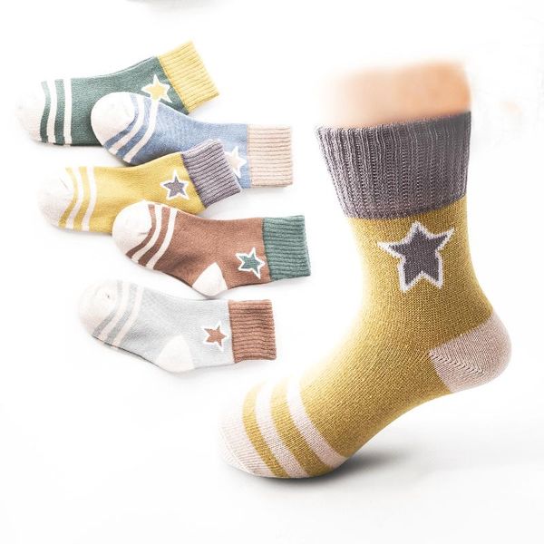 pairs of children's socks 4 season soft cotton for boys and girls 1 to 12 years old with breathable tube style, Pink;yellow
pairs of children's socks 4 season soft cotton for boys and girls 1 to 12 years old with breathable tube style, Pink;yellow