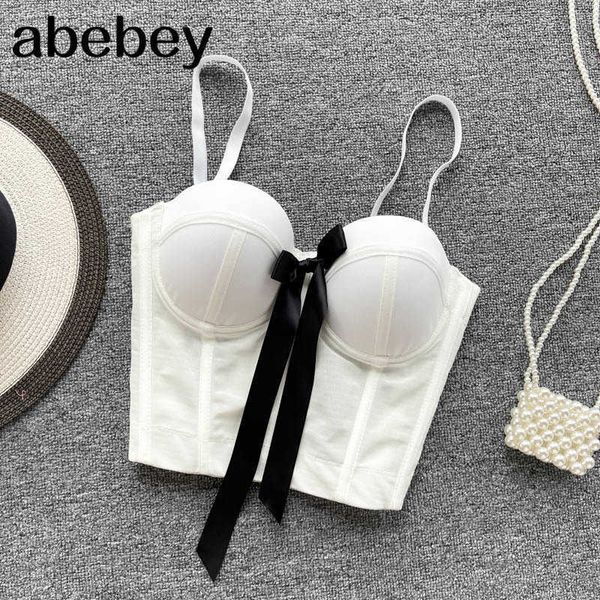 women bow backless strap crop v neck sleeveless slim party y2k summer korean chest padded flower camisole 210715, White
women bow backless strap crop v neck sleeveless slim party y2k summer korean chest padded flower camisole 210715, White