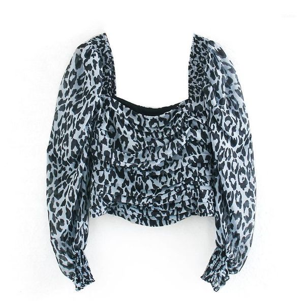 summer elegant square collar leopard blouse women fashion puff sleeve pleated blouses ladies vintage mujer women's & shirts, White
summer elegant square collar leopard blouse women fashion puff sleeve pleated blouses ladies vintage mujer women's & shirts, White