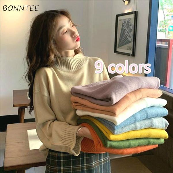 women's sweaters women basic 9 color autumn ulzzang lovely fashion simple ladies knitwear all-match preppy daily womens pullover, White;black
women's sweaters women basic 9 color autumn ulzzang lovely fashion simple ladies knitwear all-match preppy daily womens pullover, White;black