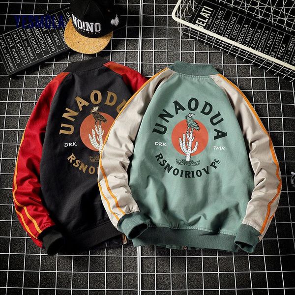 men's jackets yesmola men jacket streetwear hip hop male casual loose outerwear 2021 korean spring baseball uniform fashion slim fit co, Black;brown
men's jackets yesmola men jacket streetwear hip hop male casual loose outerwear 2021 korean spring baseball uniform fashion slim fit co, Black;brown