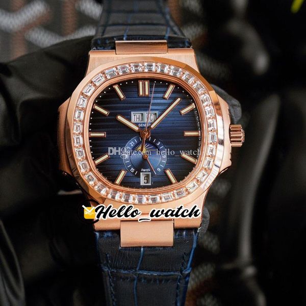 40.5mm yr 5726/1a-010 sport watches annual calendar 5726 cal.324 s qa automatic mens watch d-blue textured dial rose gold case diamond bezel, Slivery;brown
40.5mm yr 5726/1a-010 sport watches annual calendar 5726 cal.324 s qa automatic mens watch d-blue textured dial rose gold case diamond bezel, Slivery;brown