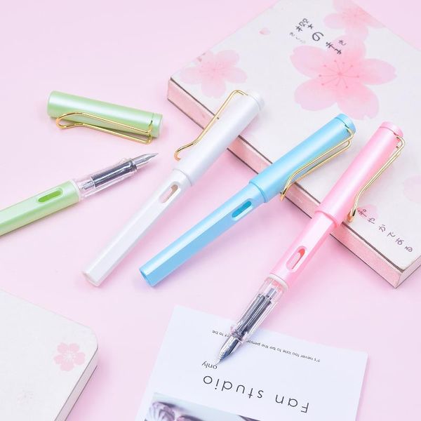 pcs erasable fountain pens candy pearl ink nib 0.5mm student calligraphy signature school office writing
pcs erasable fountain pens candy pearl ink nib 0.5mm student calligraphy signature school office writing
