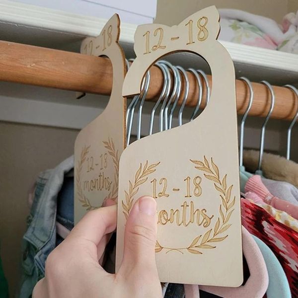 hangers & racks 7pc/set born 24 months baby closet dividers wood nursery clothes organizers infant wardrobe divider label for 0-7 years old
hangers & racks 7pc/set born 24 months baby closet dividers wood nursery clothes organizers infant wardrobe divider label for 0-7 years old