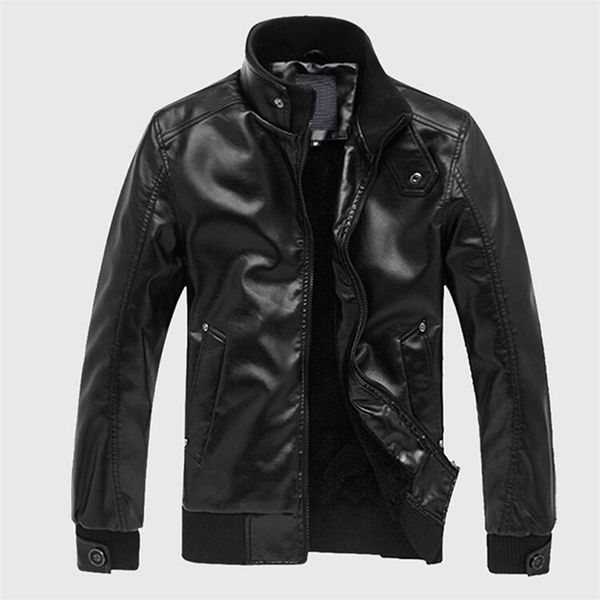 men's leather jackets men stand collar coats mens motorcycle jacket casual slim brand clothing 210923, Black
men's leather jackets men stand collar coats mens motorcycle jacket casual slim brand clothing 210923, Black