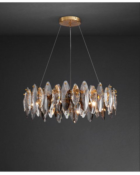 art deco round led postmodern crystal leaves silver gold chandelier hanging lamp lustre chandelier lighting for foyer
art deco round led postmodern crystal leaves silver gold chandelier hanging lamp lustre chandelier lighting for foyer