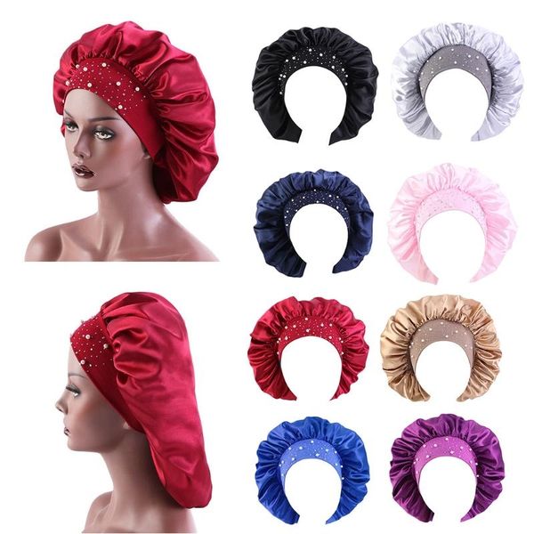 women satin extra large bonnet sleep cap shiny rhinestone night hat head cover m2ea beanies
women satin extra large bonnet sleep cap shiny rhinestone night hat head cover m2ea beanies