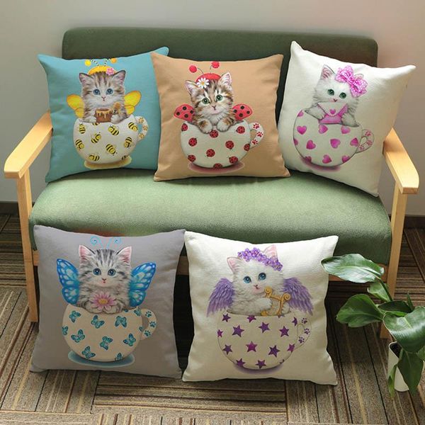 cushion/decorative pillow super cute cat kitten in cup with wings bees ladybugs butterflies pattern home decoration case sofa car cushion co
cushion/decorative pillow super cute cat kitten in cup with wings bees ladybugs butterflies pattern home decoration case sofa car cushion co